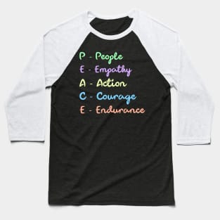 Peace Baseball T-Shirt